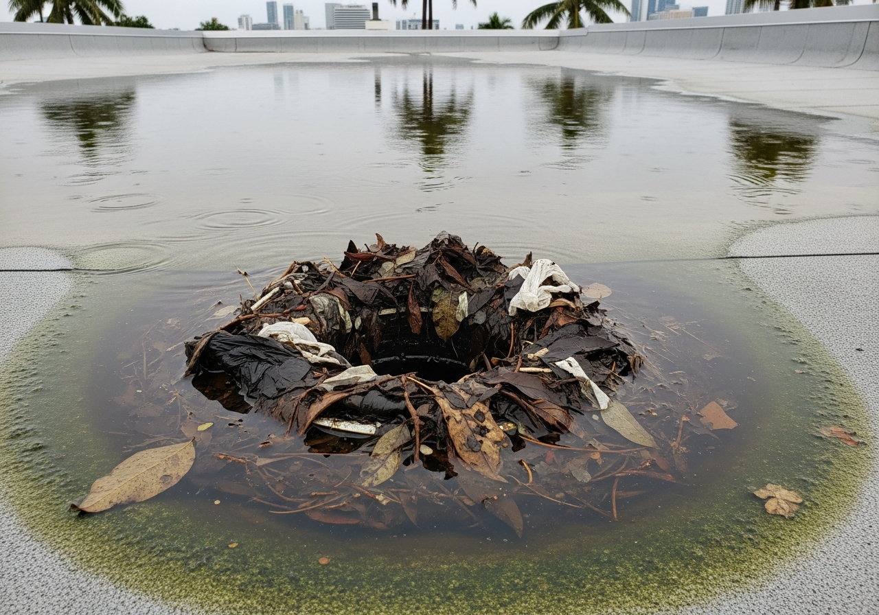 Drain Blockages Causing Ponding and Infiltration