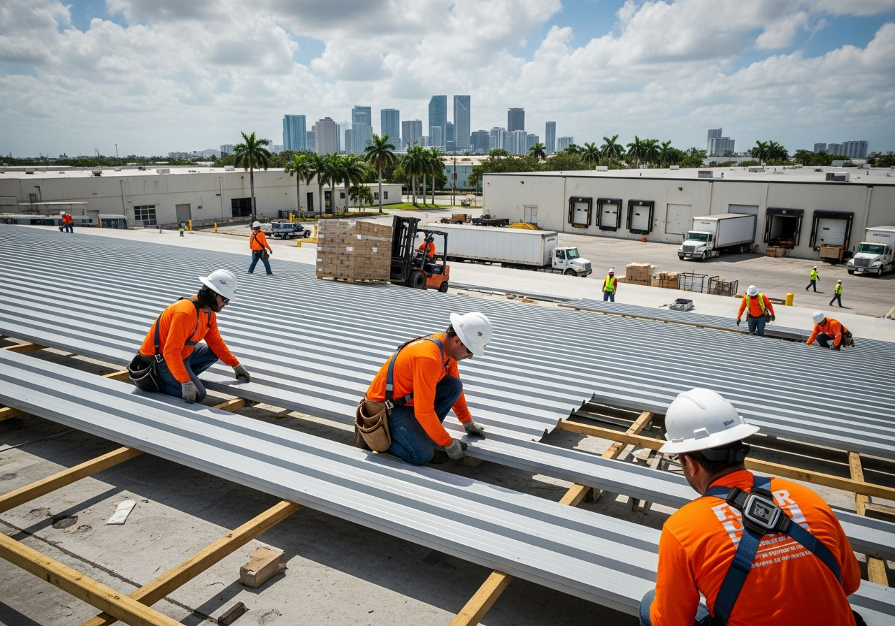Coordinating Metal Installation Around Active Operations