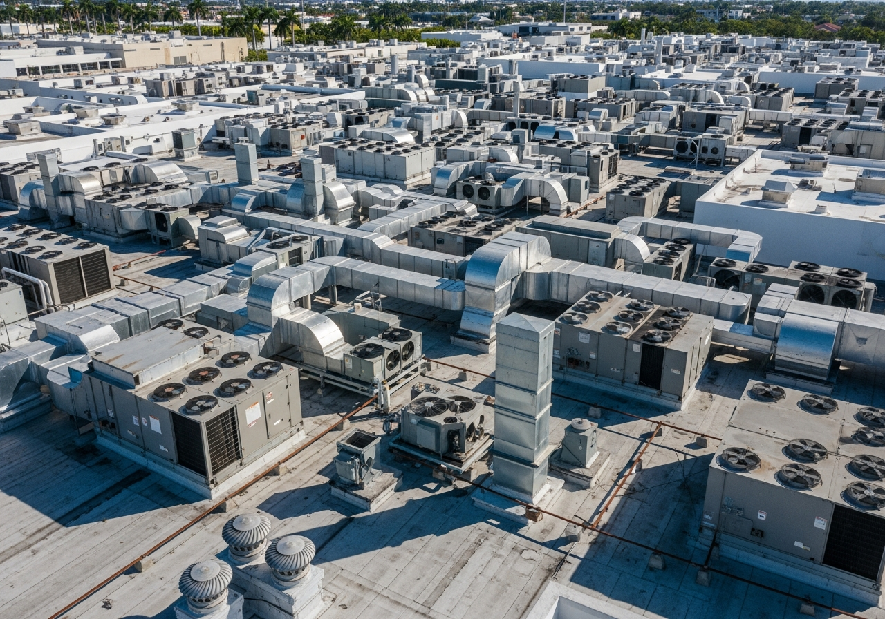 Multiple HVAC Units on Multi-Tenant Roof