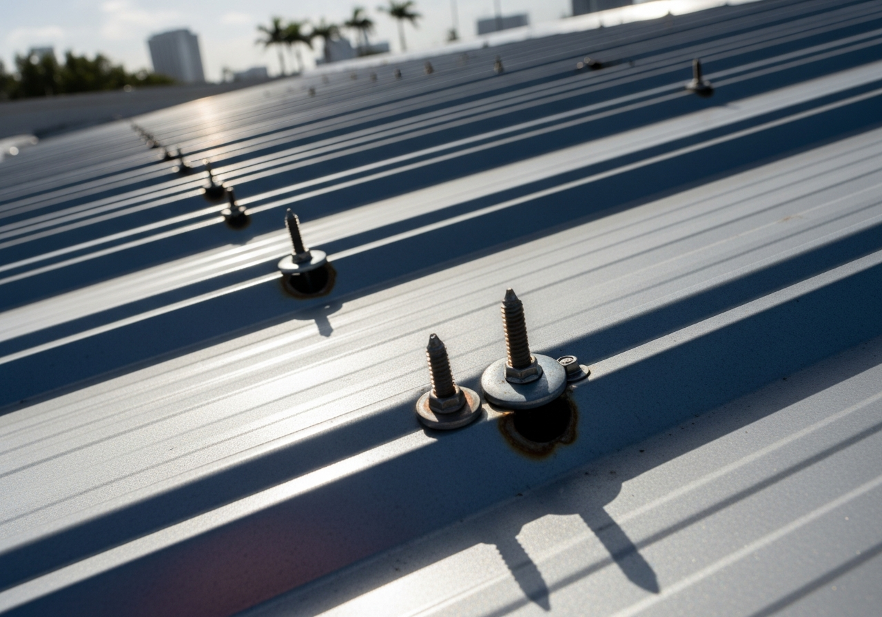 Exposed Fastener Backout on R-Panel Systems