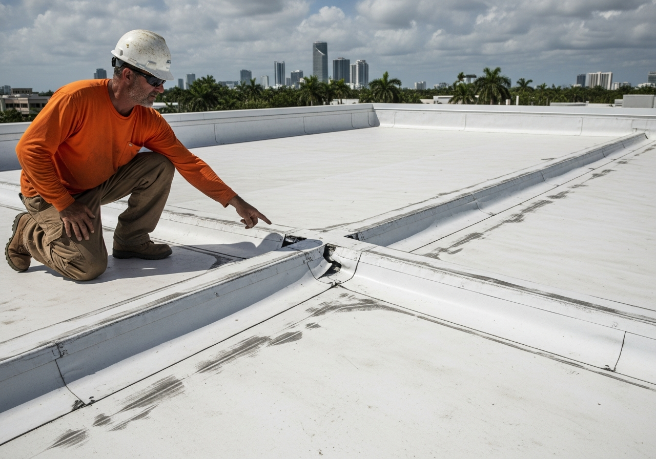 Failed T-Seam or Lap-Seam After Original Installation
