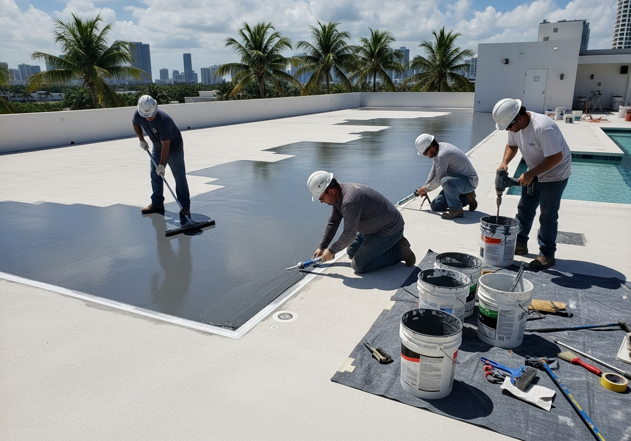 Occupied Roof Deck Leaking Into Occupied Space Below