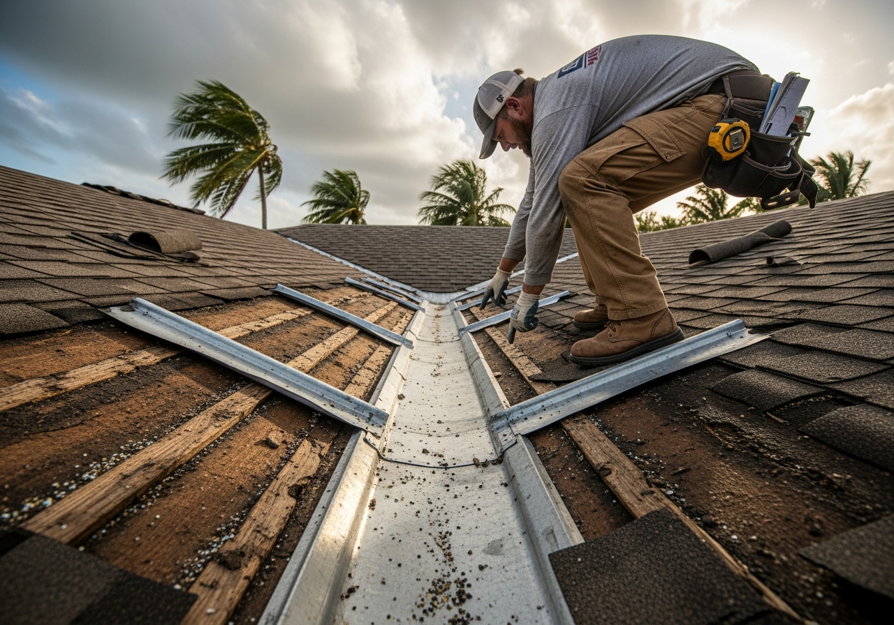 Leaks beneath tile or shingles