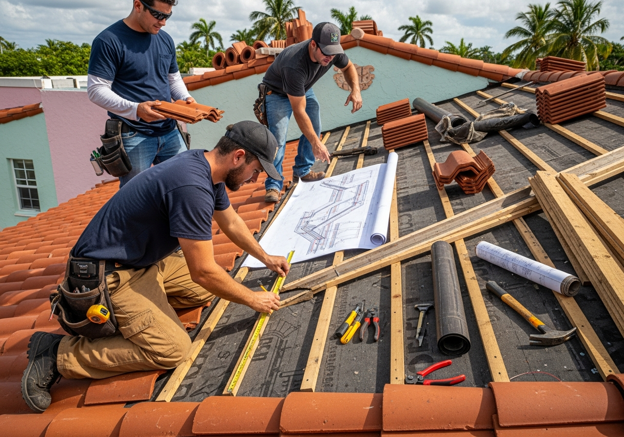 Replacing a Tile Roof With a Different Profile
