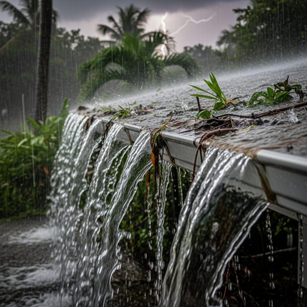 Gutters Overflowing in Every Rainstorm