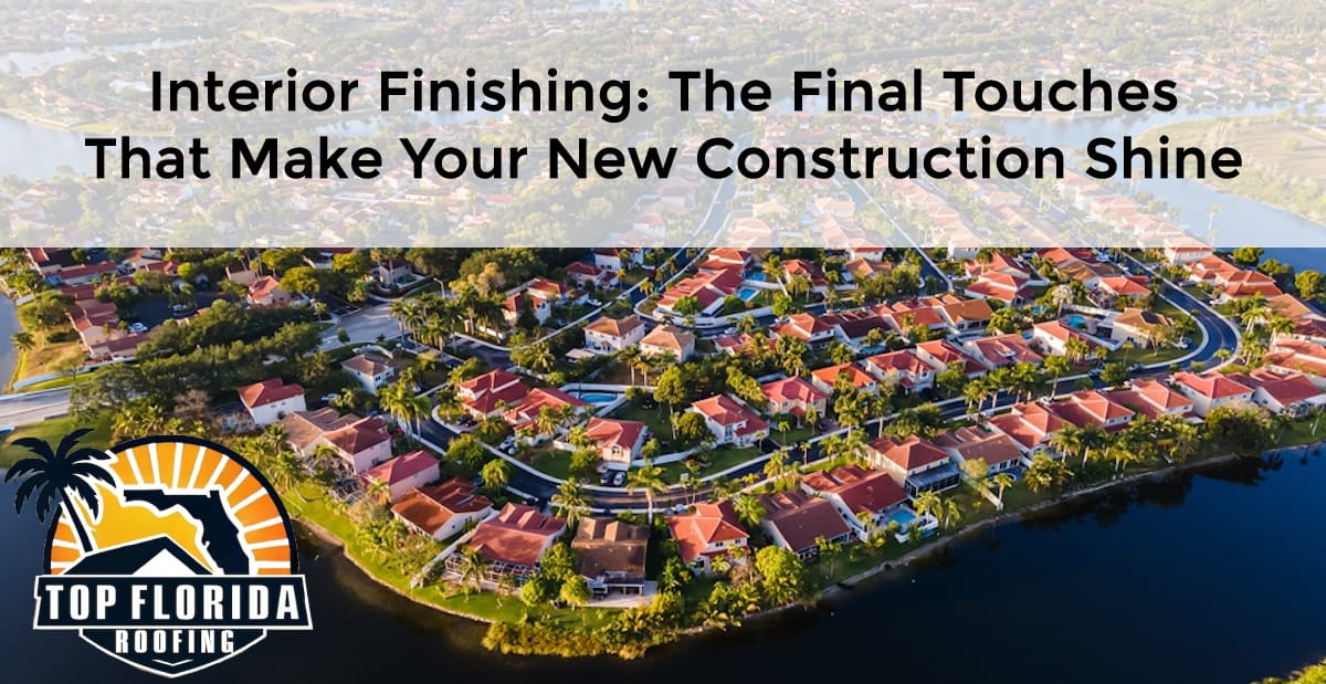 Interior Finishing: The Final Touches that Make Your New Construction Shine